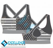 Sublimation Print Sports Bra